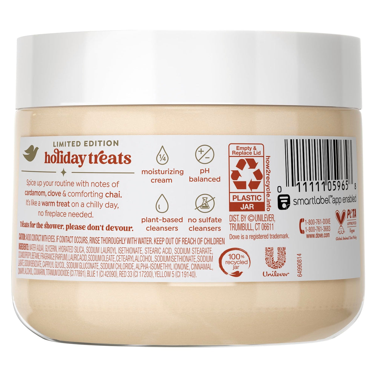 Dove Cinnamon Pumpkin Pie Body Scrub Exfoliates & Moisturizes Skin 15 OZ Dove