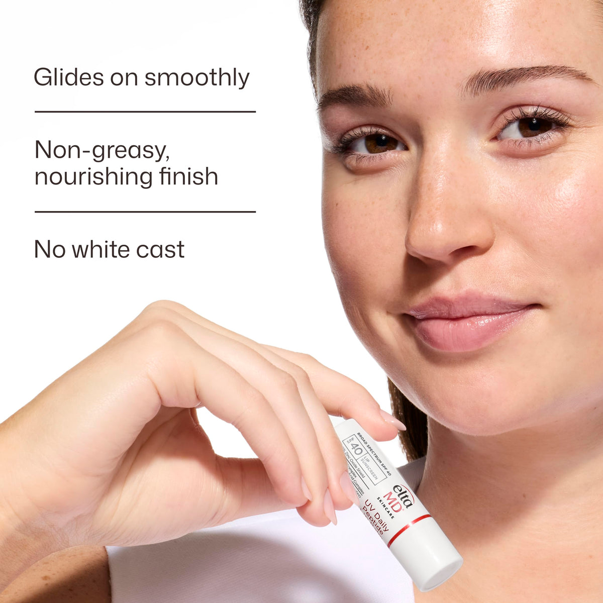 EltaMD UV Daily Peptide Lip Balm, SPF 40, Mineral Lip Sunscreen, 0.17 oz EltaMD