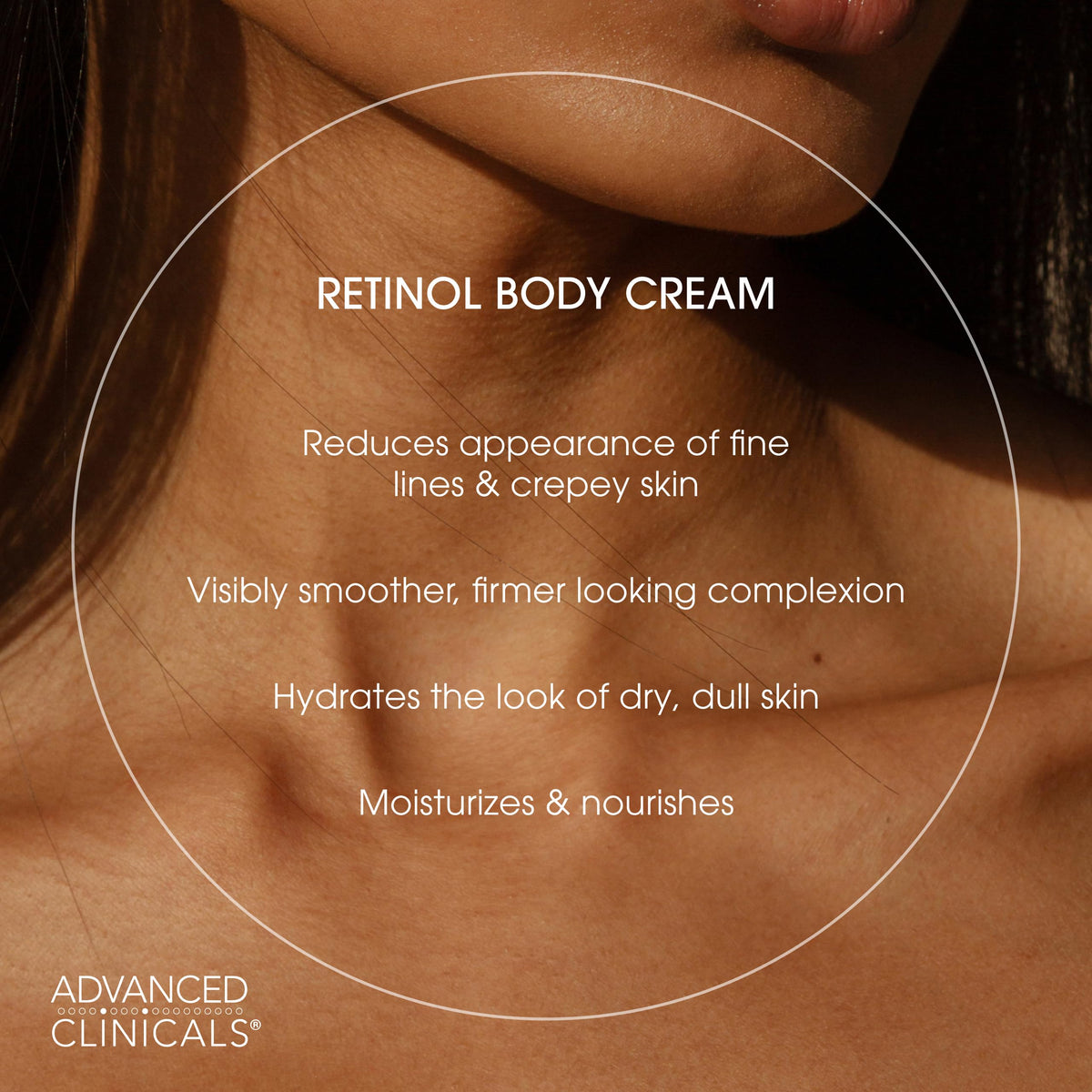 Advanced Clinicals Retinol Body Lotion & Face Moisturizer | Visible Anti Aging Skin Care Retinol Body Cream For Women & Men Targets Look Of Fine Lines, Wrinkles, & Crepe Looking Dry Skin, 16 Ounce Advanced Clinicals