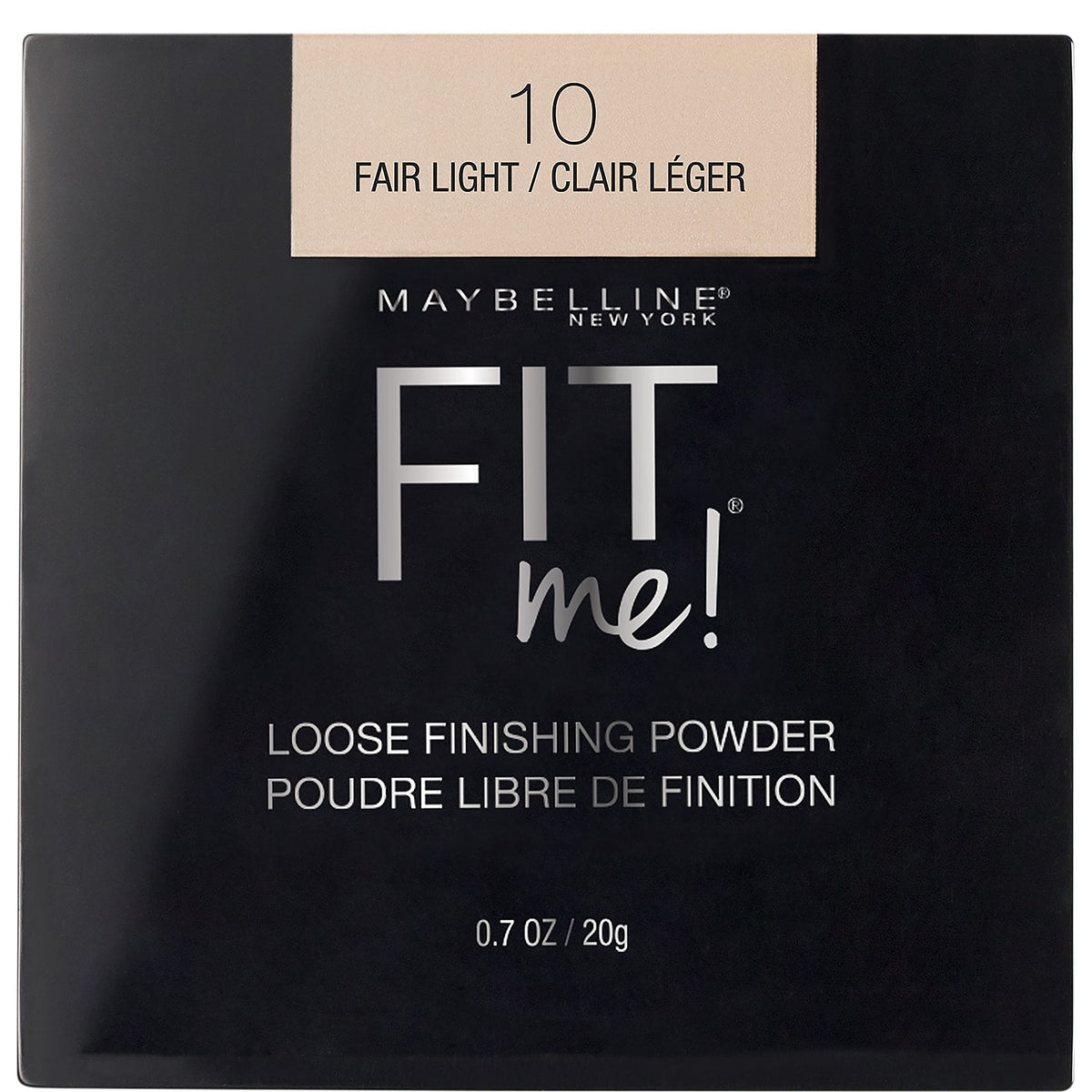 Maybelline Fit Me Loose Setting Powder, Face Powder and Finishing Makeup, Fair Light, 1 Count MAYBELLINE