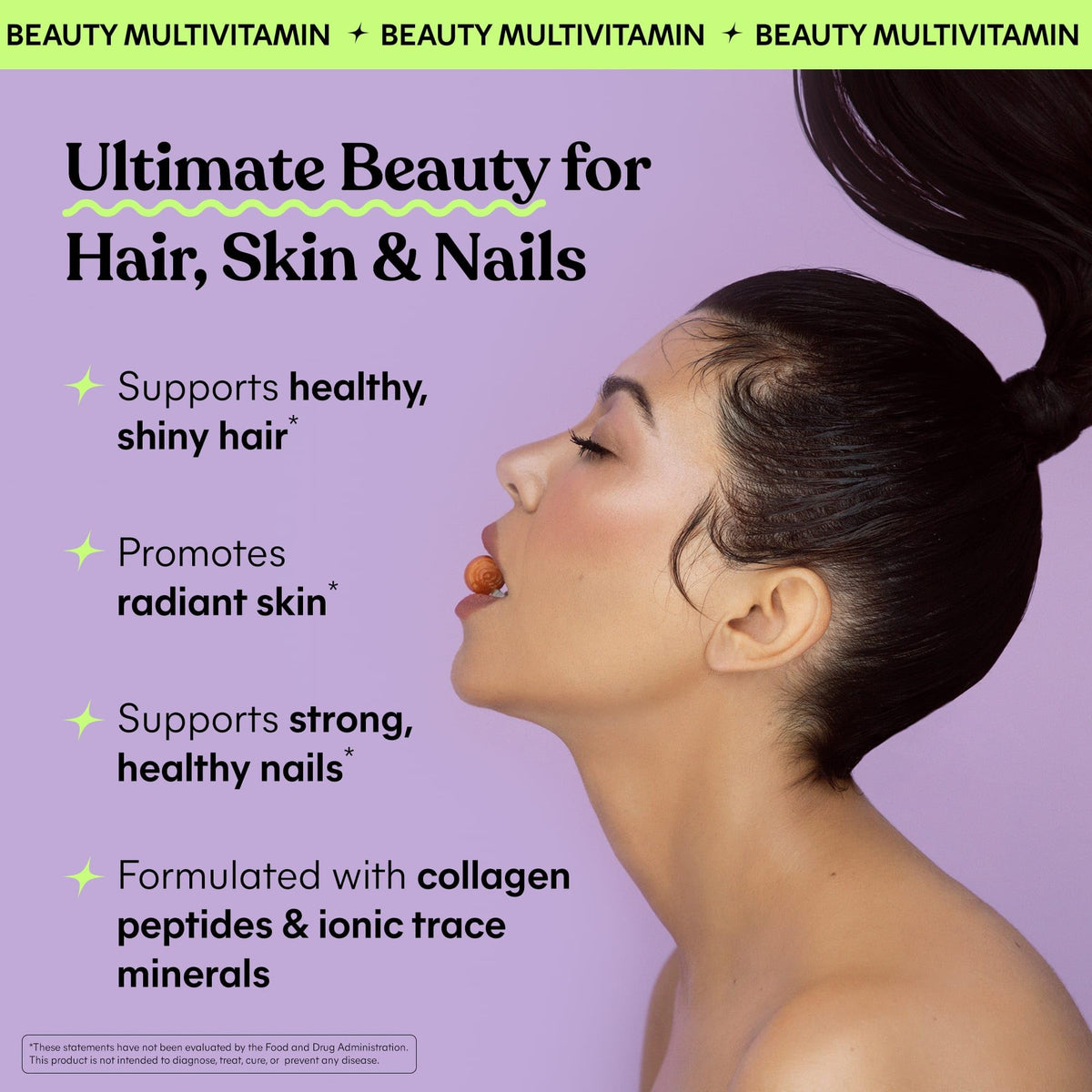 Lemme Glow Collagen Gummies for Strong Nails & Healthy Skin, 30-Day Supply Lemme