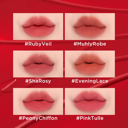 See-Through Tint | Velvet Finish, Korean Makeup (0.14 Fl Oz, PINK TULLE) JUNG SAEM MOOL