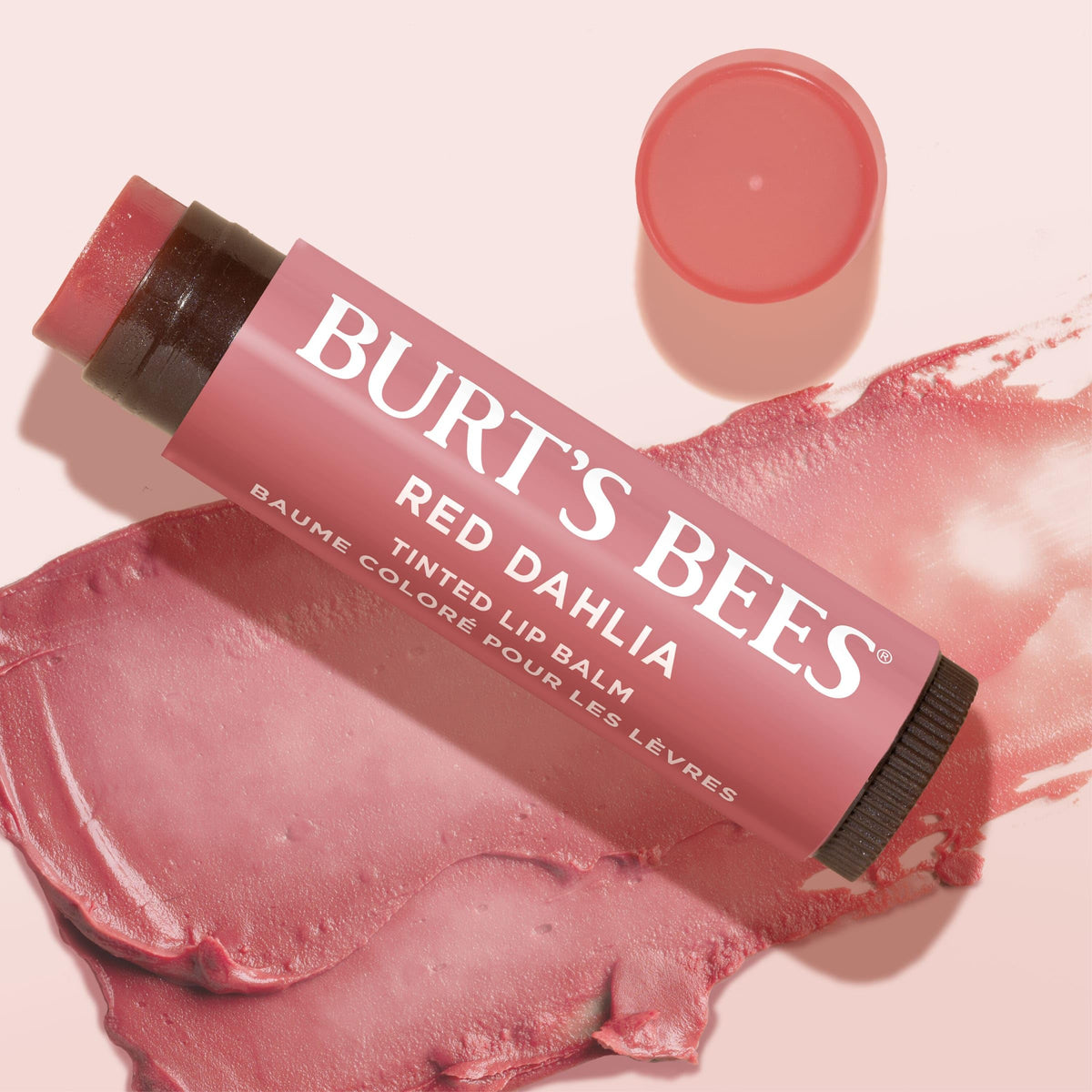 Burt's Bees Lip Tint Balm, Fiery Red Dahlia, 0.15 oz., 2 Tubes Burt's Bees