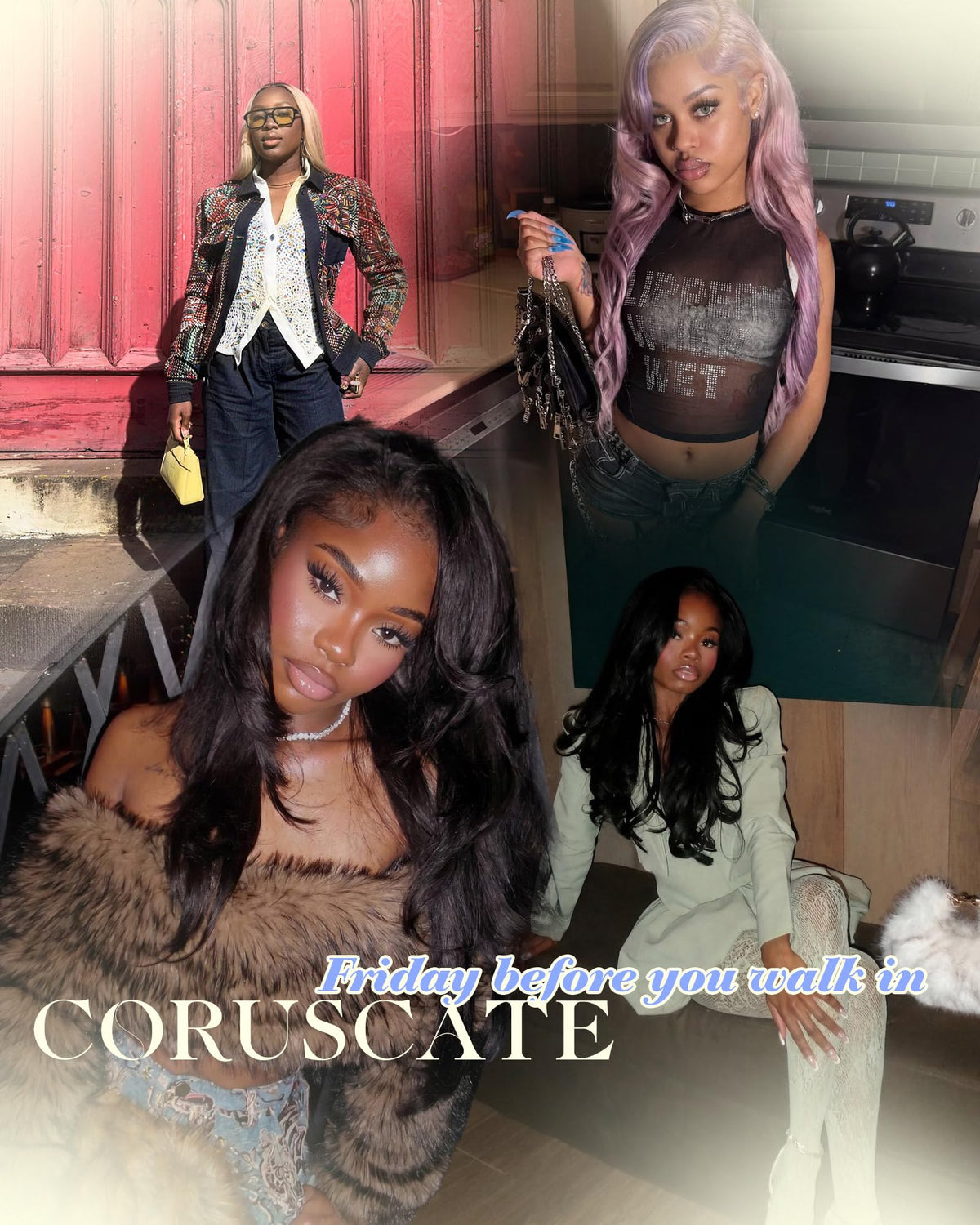CORUSCATE Lash Clusters Bottom Lashes Mink Eyelash Clusters Mega Volume CORUSCATE