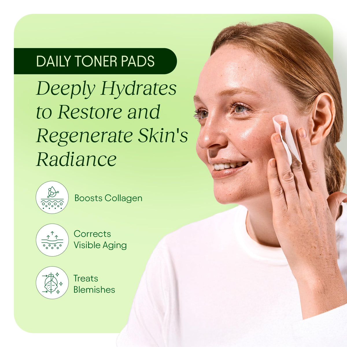 JIYU Toner Pads - Korean Skincare for Dark Spots, Wrinkles & Dull Skin - Hydrating Facial Treatment with Snail Mucin, Niacinamide, Peptides & Centella - 100 Count JIYU