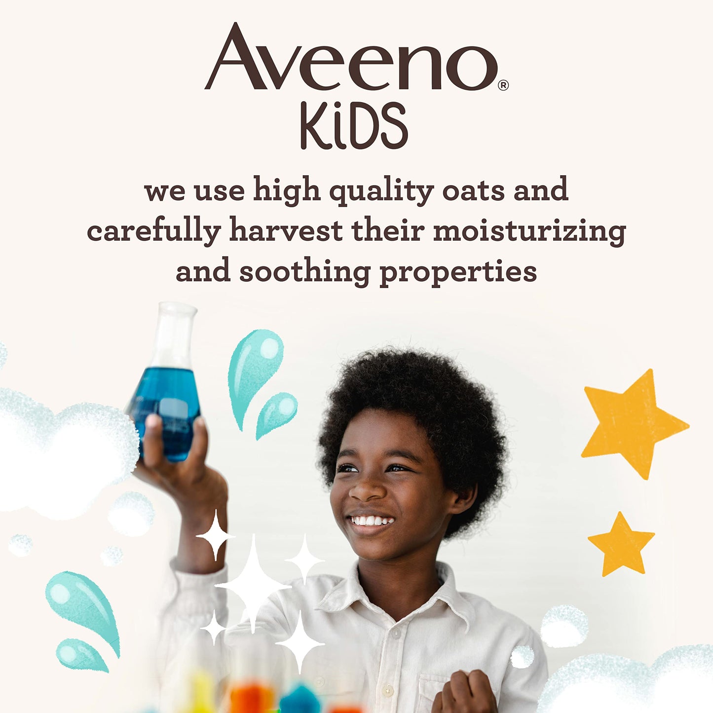 Aveeno Sensitive Skin Face & Body Gel Cream for Kids with Prebiotic Oat, Clinically Proven 24 Hour Hydration for Soft Skin Aveeno Baby