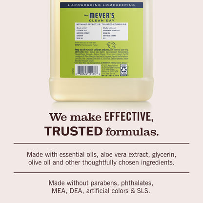 Mrs. Meyer's Clean Day, Hand Soap Refill, Lemon Verbena Scent, 33 Fl Oz Mrs. MEYER'S