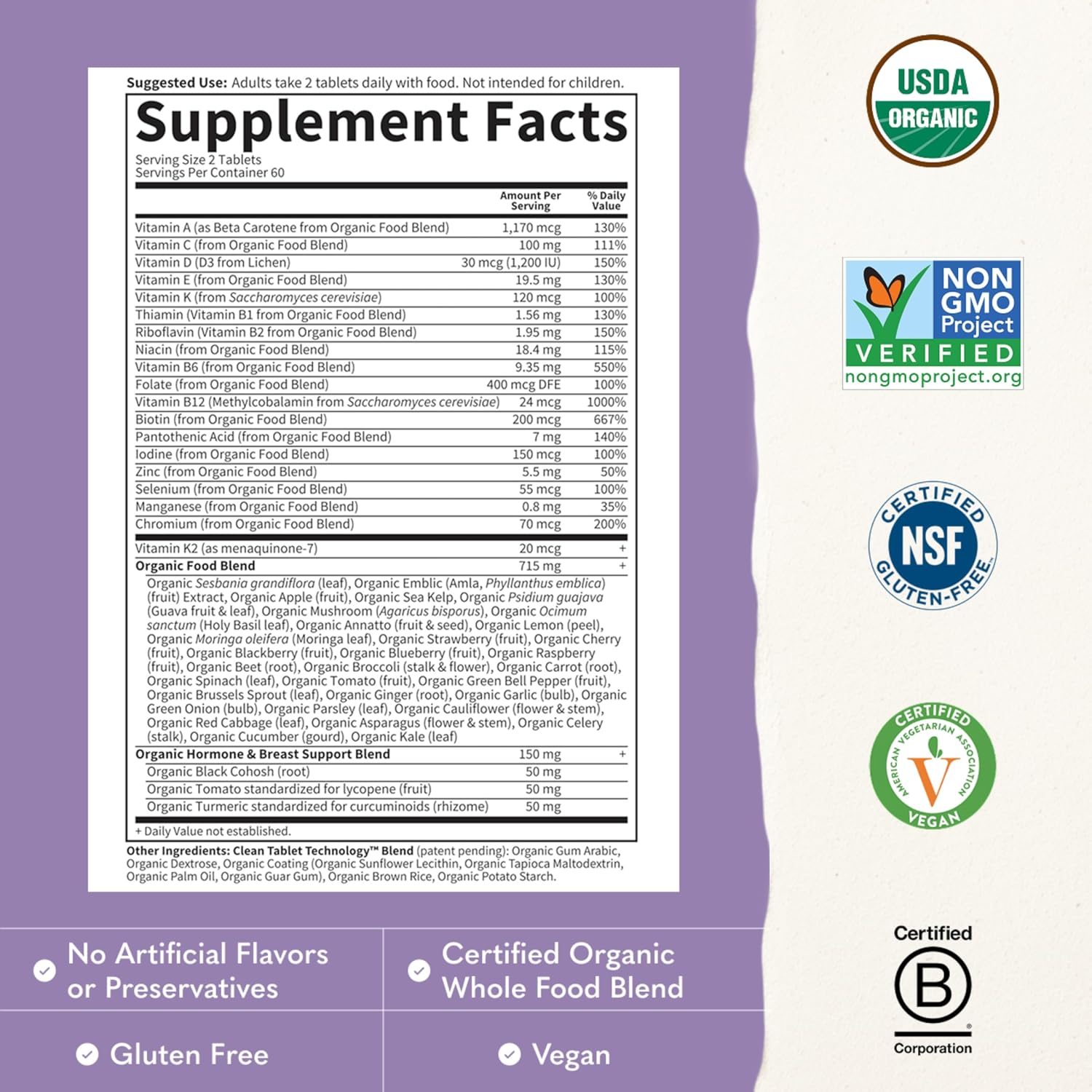 Garden Of Life, Organic Women's 40 Plus Multivitamin, 120 Count Gsupps Australia