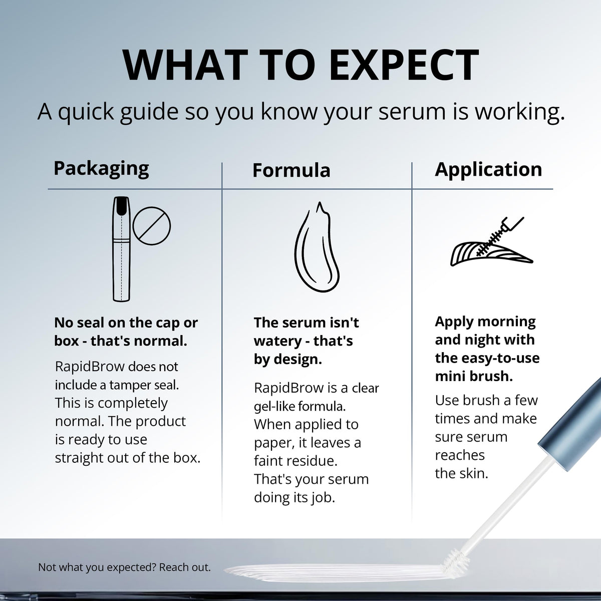 RapidBrow Eyebrow Enhancing Serum - 2 Month Supply, 3mL RapidBrow