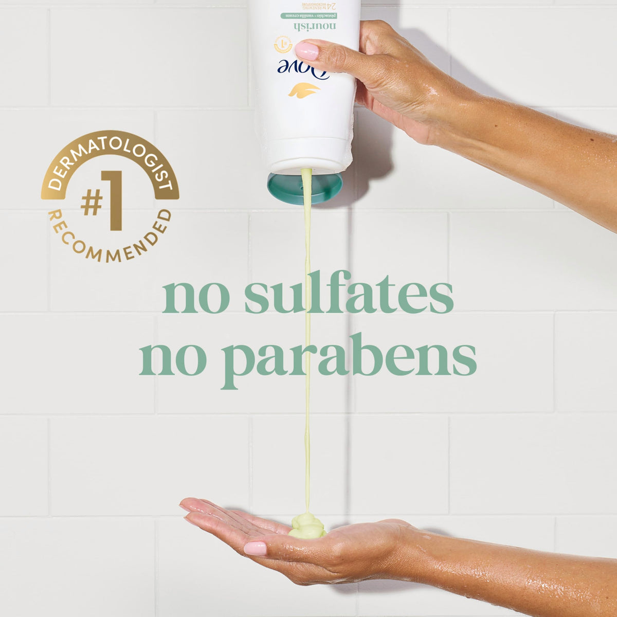 Dove Body Wash Pistachio & Vanilla Cream 20 oz, Sulfate Free Dove