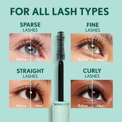Covergirl Lash Blast Cleantopia Mascara, Volumizing, Smudge-Proof, Vegan Formula, Extreme Black 800, 1 Count COVERGIRL
