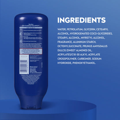 NIVEA Nourishing In Shower Lotion, 24-Hour Body Moisturizer, 13.5 FL OZ NIVEA