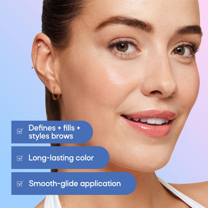 Almay Brow Pencil with Spoolie Brush, 801 Dark Blonde Almay