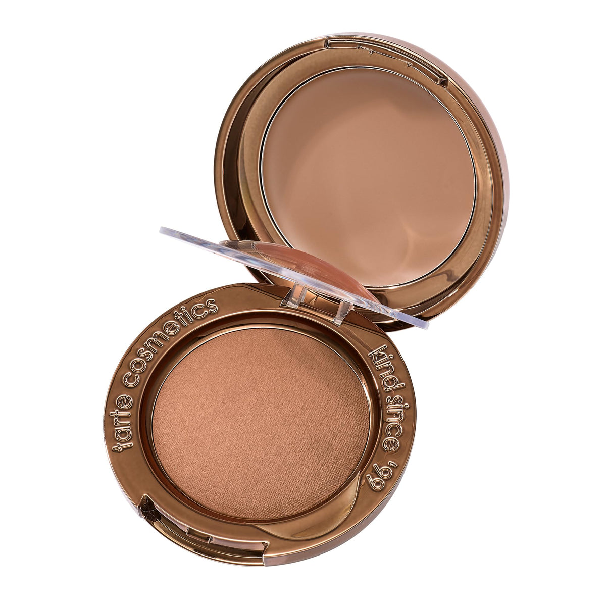 tarte macaron sculpt & bronze duo – 2-in-1 Cream + Baked Powder Bronzer, Contour Powder Face Makeup, Peptides and Hyaluronic Acid Hydrates & Plumps, vegan & cruelty-free, full size, brown sugar tarte