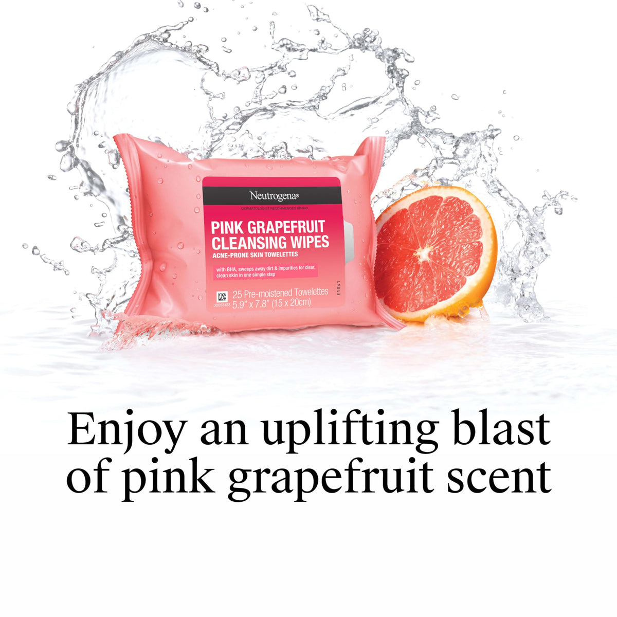 Neutrogena Makeup Remover Towelettes, Pink Grapefruit, 2 x 25 ct Neutrogena