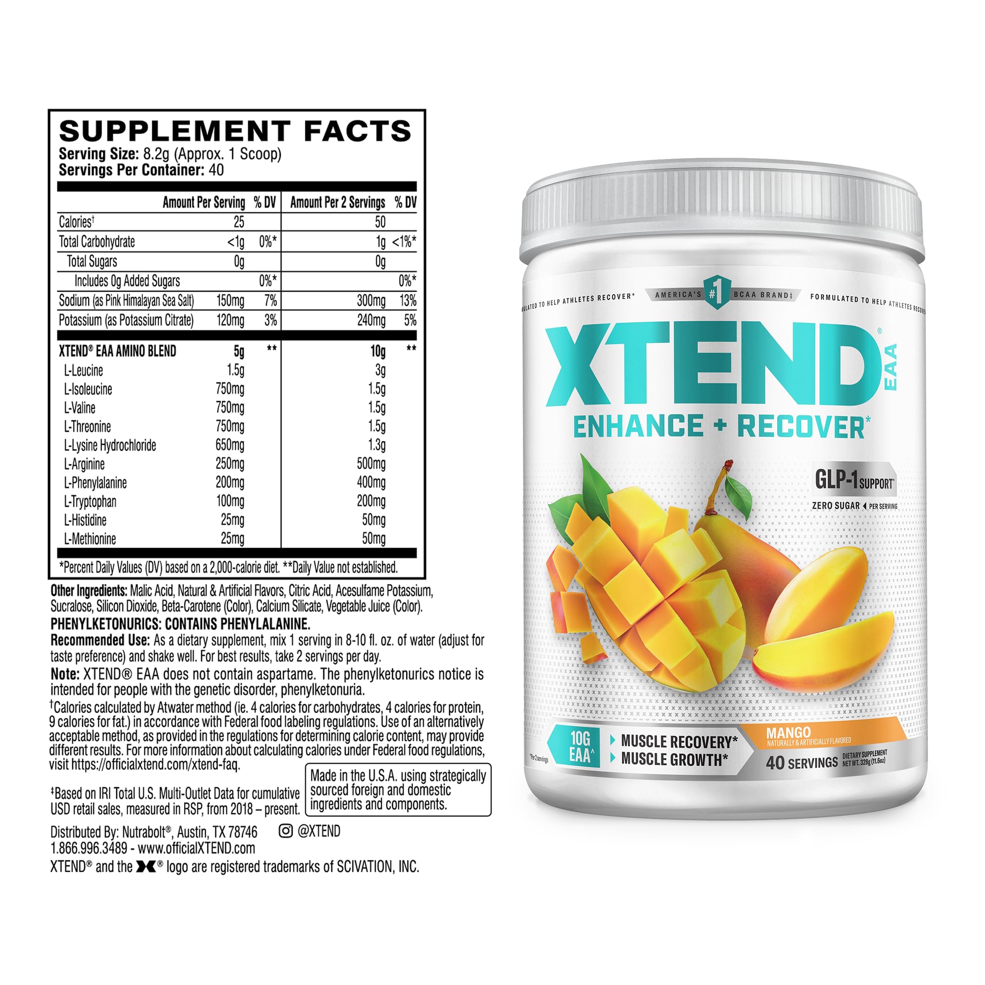 Xtend EAA + BCAA Powder for Muscle Recovery & Lean Muscle Growth, 9 Essential Amino Acids for Intra Workout or Post Workout Recovery Xtend buy australia supplements