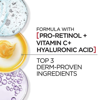 L'Oreal Paris Revitalift Triple Power Anti-Aging Eye Cream, Pro Retinol, Hyaluronic Acid & Vitamin C L'Oreal Paris