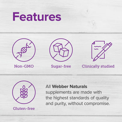 Webber Naturals Collagen 30 Anti-Wrinkle, 2,500mg of Bioactive Collagen Peptides Per Serving (3 Tablets), 180 Tablets, Helps Reduce Deep Wrinkles Webber Naturals