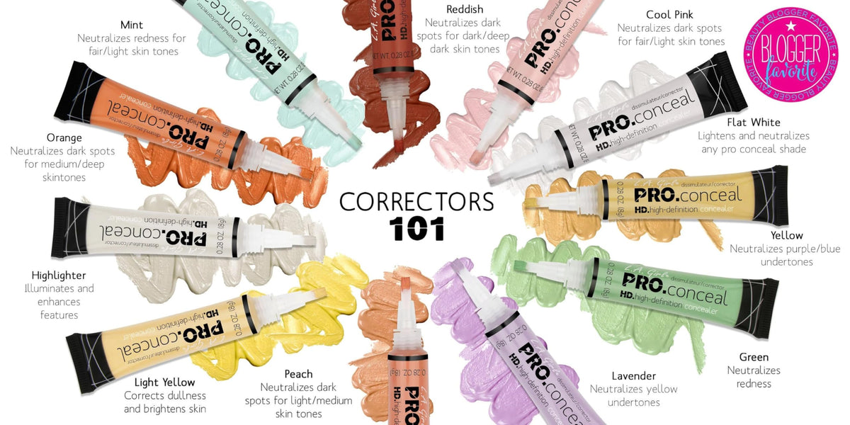 L.A. Girl Pro Conceal HD Concealer,0.28 Ounce (Orange Corrector) L.A. Girl