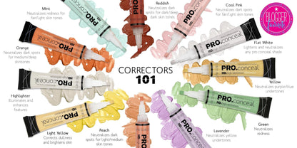 L.A. Girl Pro Conceal HD Concealer,0.28 Ounce (Orange Corrector) L.A. Girl