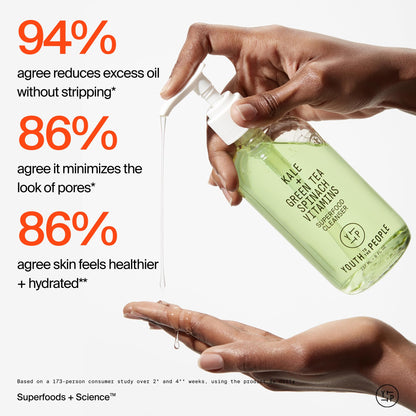 Youth To The People Superfood Facial Cleanser Full Size - Kale + Green Tea Daily Face Wash Youth To The People