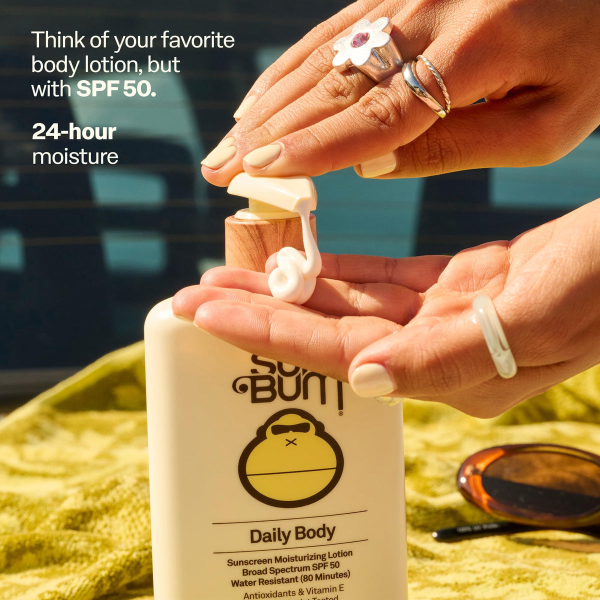 Sun Bum Daily SPF 50 Sunscreen Body Lotion with Vitamin E - 8 oz Sun Bum