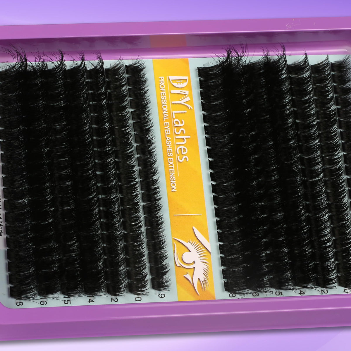C Curl Lash Clusters Extensions 280 Pcs Individual Eye lash Clusters 100D Cluster Eyelash Lashes Wispy Clusters Lashes Makeup at Home - DIY Lash Extension Kit for Self Application (9-18MM) Mix Himirell