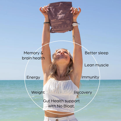 Flip My Life, Flip 7 Natural SuperFood, Plant-Based Protein, Complete Meal Replacement to Support Healthy Gut, 7 Mega Nutrient Rich Blends Flip My Life