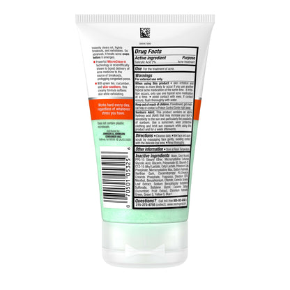 Neutrogena Oil Free Acne Stress Control Power Clear Face Scub, 4.2 fl oz Neutrogena