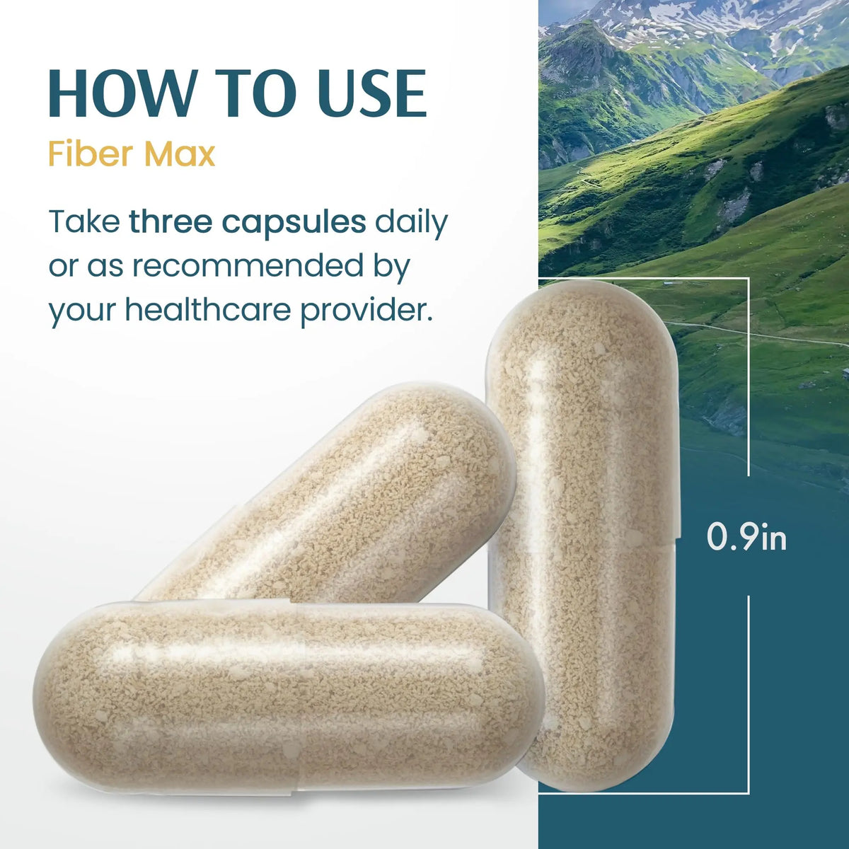 Vykee Nutrition Advanced Fiber Complex – Psyllium Husk, Aloe Vera, Chia & Flax Seed | Vegan, Non-GMO | Supports Digestive Health, Regularity & Gut Wellness | 180 Capsules Vykee Nutrition