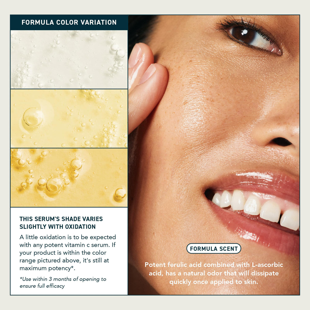 Prequel Skin Vitamin C Serum, L Ascorbic Acid Ferulic Acid Niacinamide Face Prequel