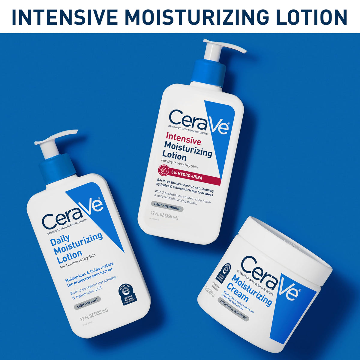 CeraVe Intensive Moisturizing Lotion, Shea Butter Body Lotion, 16oz CeraVe
