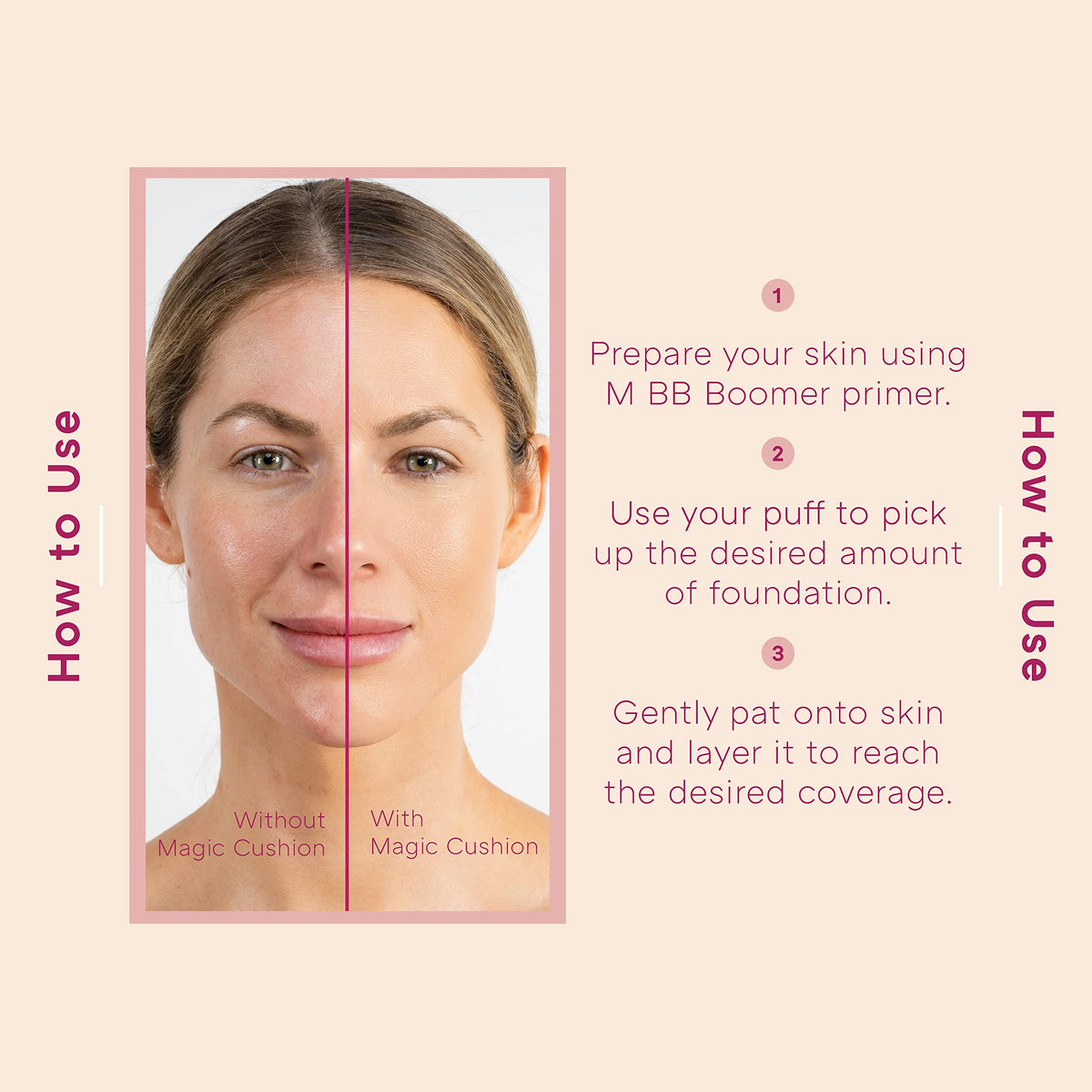 MISSHA Magic Cushion Foundation No.23 Natural Beige, Dewy Coverage MISSHA