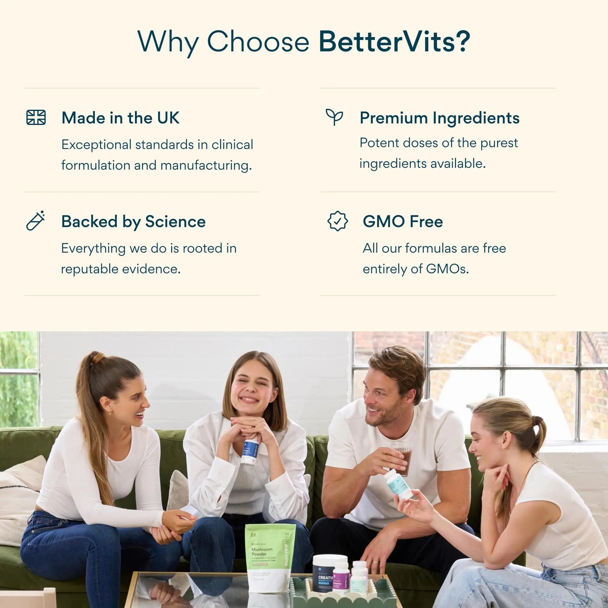 Bettervits Probiotics for Women & Men – 75 Billion CFU | Digestive Health and Gut Support Prebiotic | 14 Clinically Studied Strains with Vitamin B12, Lactobacillus and Inulin Fiber | 30 Capsules Bettervits buy australia supplements