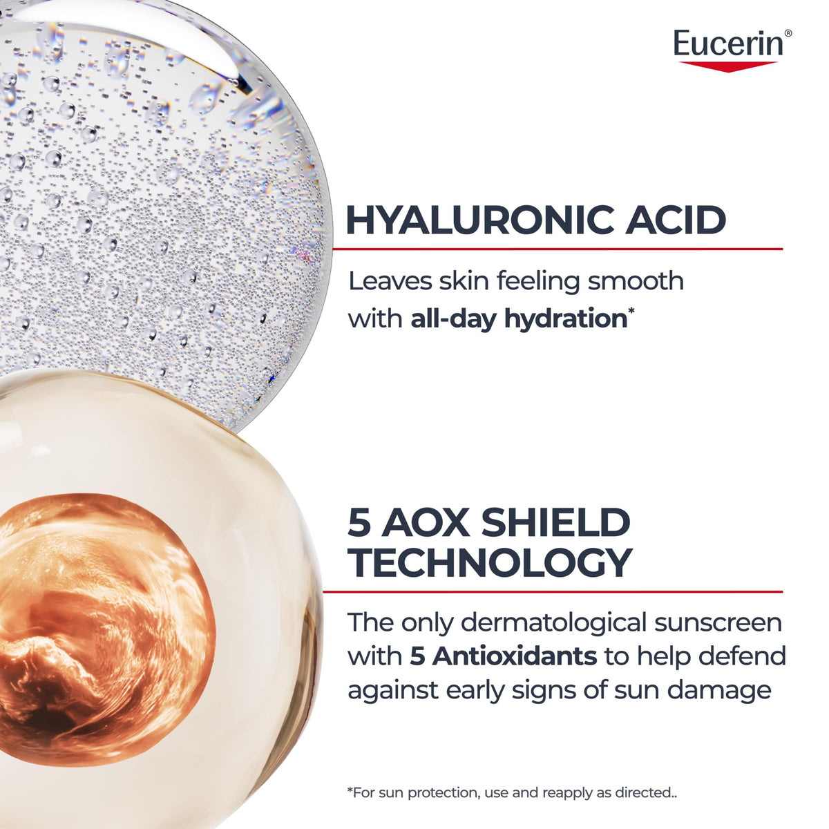 Eucerin Sun Age Defense Face Sunscreen Lotion SPF 50, 2.5 FL OZ Eucerin