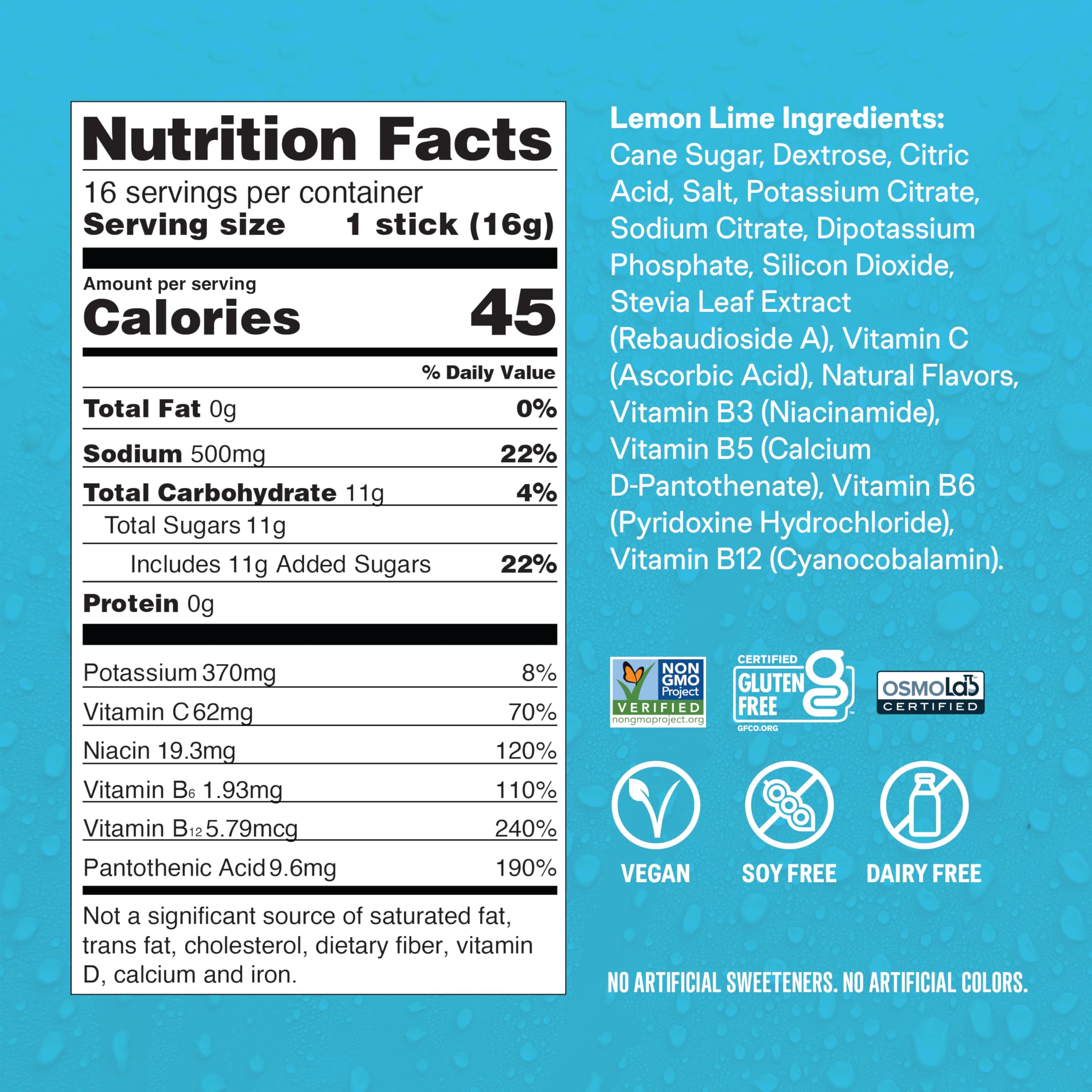 Liquid I.V.® Hydration Multiplier - Lemon Lime | Electrolyte Powder Drink Mix | 3 Pack (48 Servings) Liquid I.V. buy australia supplements