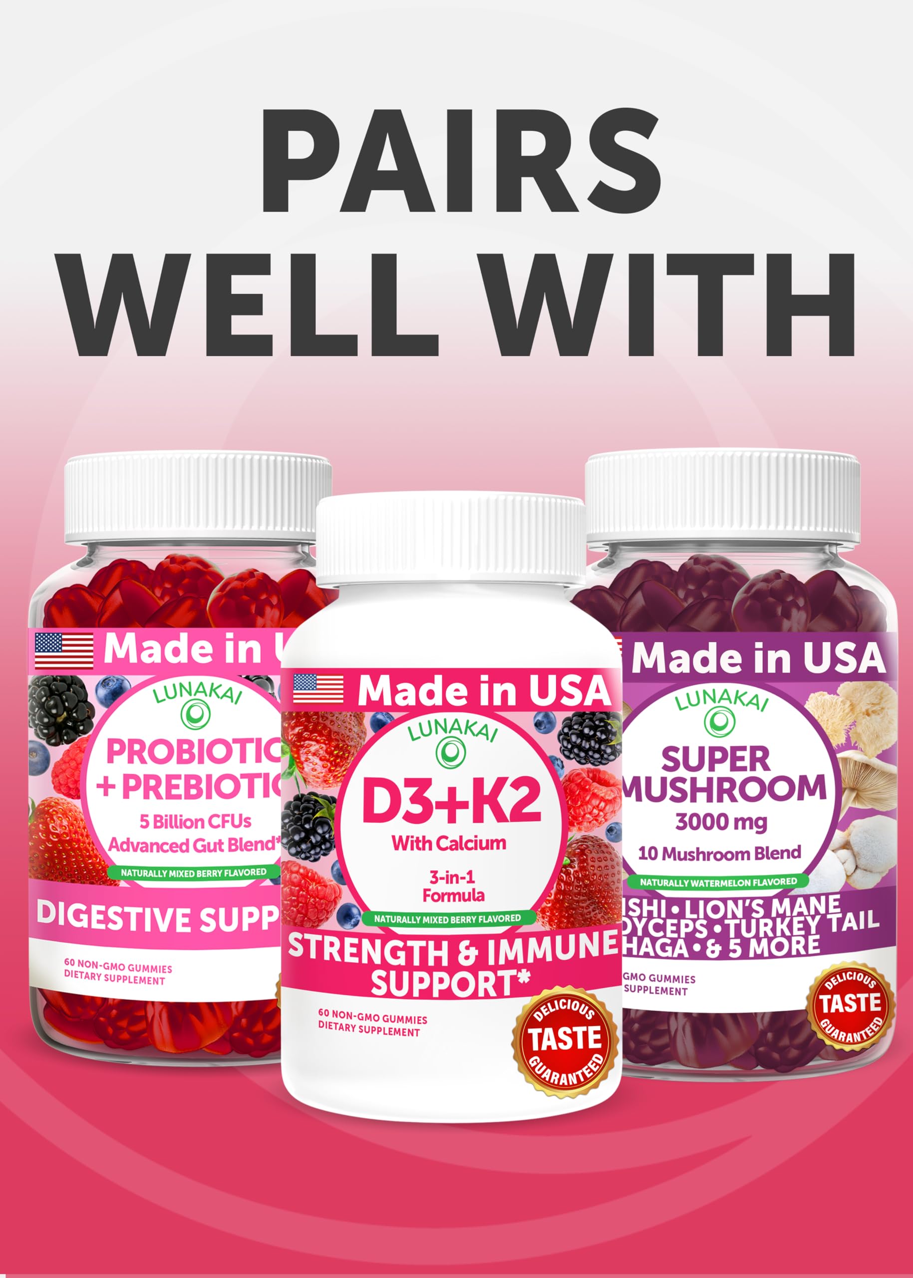 Lunakai USA Made Natural Menopause Supplements for Women – 13-in-1 Menopause Relief for Hot Flashes, Night Sweats, Sleep & Mood Support, 60ct Lunakai buy australia supplements