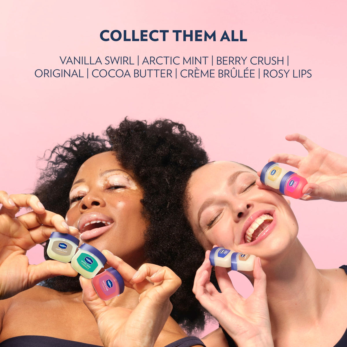 Vaseline Lip Therapy Rosy Lips Tinted Lip Balm, Moisturizing 0.5oz 2ct Vaseline