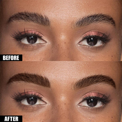 Cilrofelr Tattoo Peel Off Eyebrow Gel, Easy Tattoo Brow Peel Off Gel, Last Up to 3 Days, Waterproof, Transfer-proof, For Fuller & Defined Looking Brows, Dark Brown (2 Pack) Cilrofelr