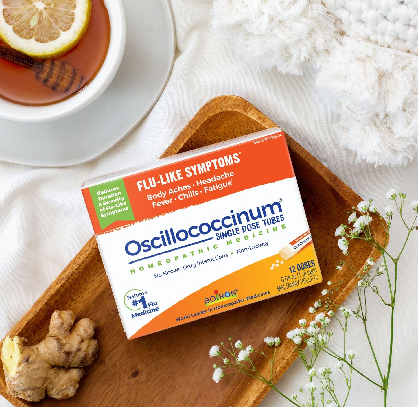 Boiron Oscillococcinum for Relief from Flu-Like Symptoms of Body Aches, Headache, Fever, Chills, and Fatigue - 30 Doses Gsupps Australia