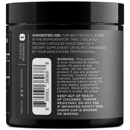 Lactobacillus Gasseri - Ultra High Strength 50 Billion CFU - Delayed Release Capsules - Made with Prebiotic Inulin Fiber - Supports Digestive Health & Gut Flora - Third-Party Lab Tested - 60 Capsules Toniiq buy supplements Au