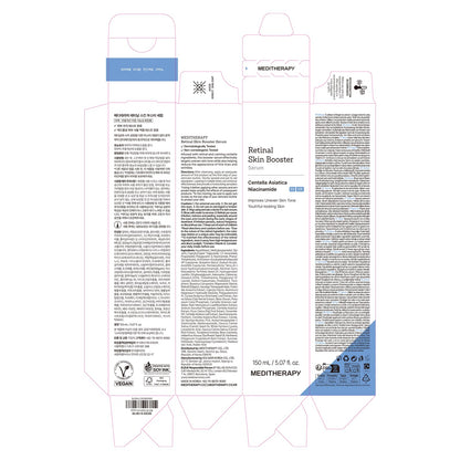 MEDITHERAPY Retinal Skin Booster Serum 5.07 fl oz | Retinaldehyde, Niacinamide, Cica | Korean Hydrating Face & Body Serum for Dull, Uneven Skin, All Skin Types, K-Beauty MEDITHERAPY