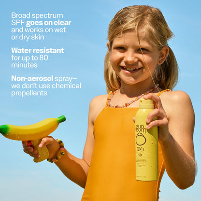 Sun Bum Kids SPF 50 Clear Sunscreen Body Spray - 6 oz Sun Bum