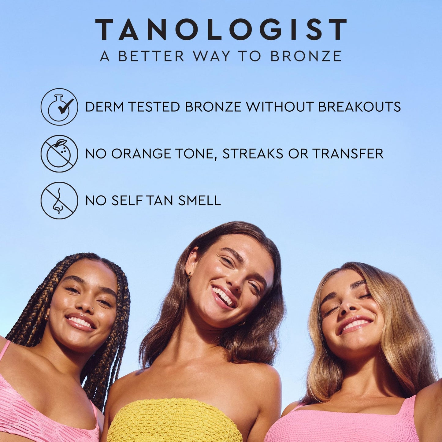 Tanologist Medium Self Tan Mousse, Self-Tanning Mousse, Streak-Free, Natural Glow, No Fake Tan Smell Or Orange Tone, Long Lasting Tanologist