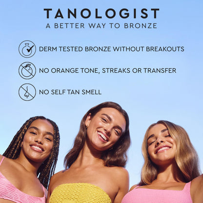 Tanologist Hydrating Daily Glow Body Lotion, Medium/Dark, 8.45 fl oz Tanologist