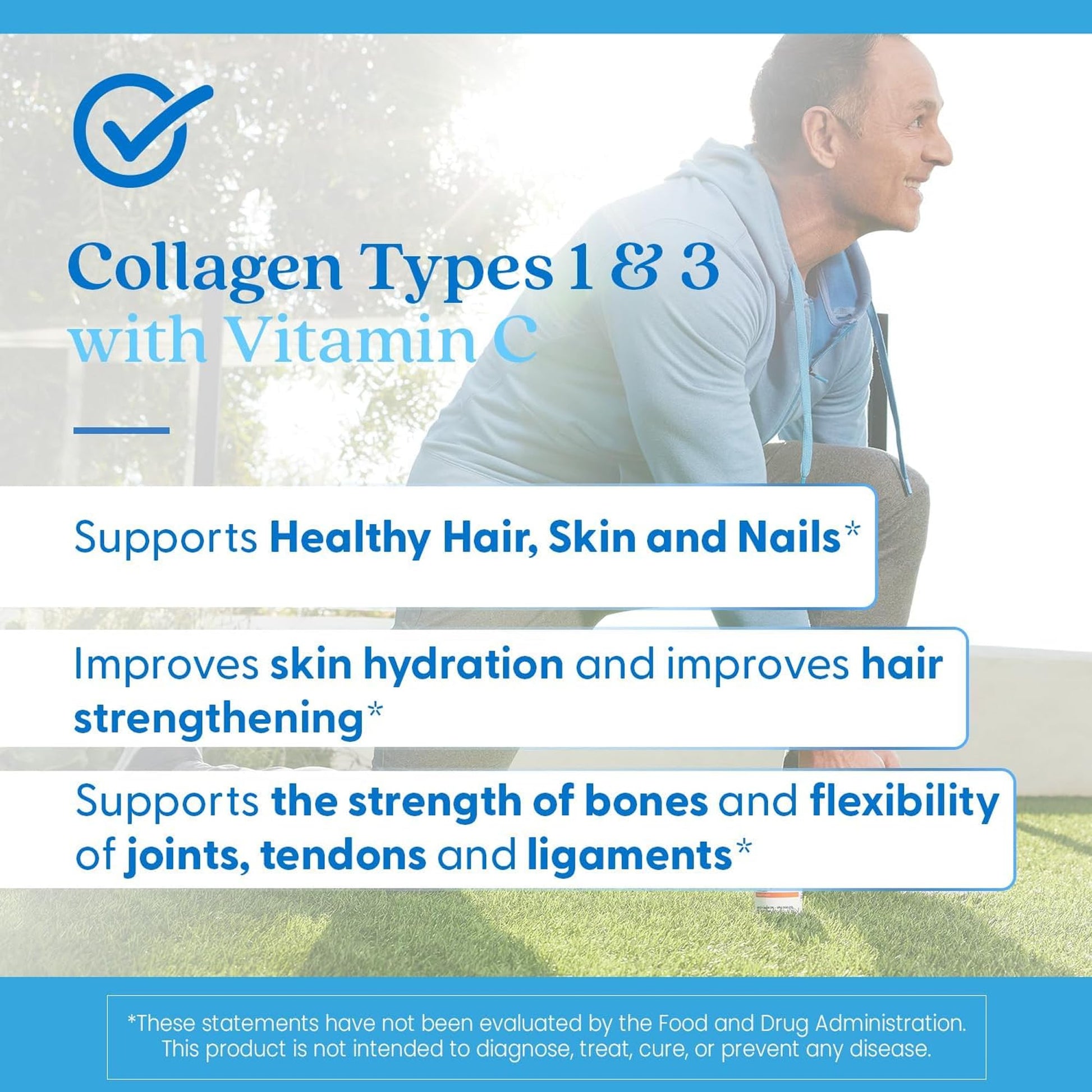 Doctor's Best Collagen Types 1 & 3 with Vitamin C, Non-GMO, Gluten Free, Soy Free, Supports Hair, Skin, Nails, Tendons & Bones, 500 mg, 240 Caps (DRB-00263) Doctor's BEST buy australia supplements