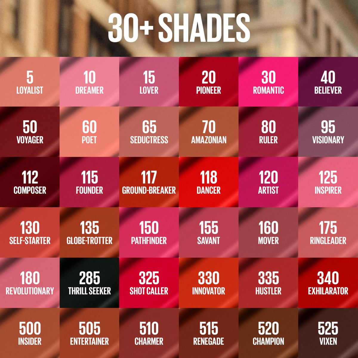 Maybelline Super Stay Matte Ink Liquid Lipstick Makeup, Long Lasting High Impact Color, Up to 16H Wear, Mover, Brown, 1 Count, Packaging May Vary MAYBELLINE