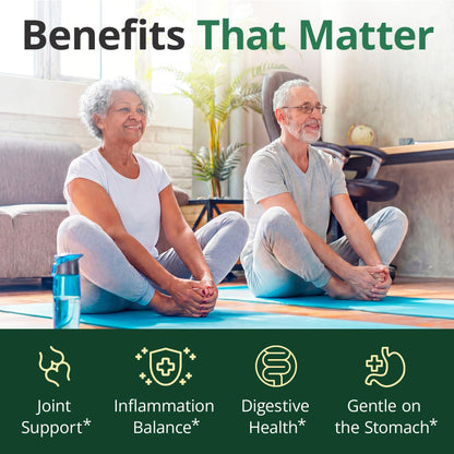 Boswellia Serrata Turmeric Supplement for Joint Support & Inflammation Balance – Turmeric Boswellia Supplement with Ginger & Black Pepper Extract Vimerson Health