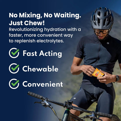 SaltStick Electrolyte FastChews - 60 Mixed Berry Chewable Tablets - Salt Tablets for Running and Hydration, Electrolyte Chews - 60 Count Bottle SaltStick