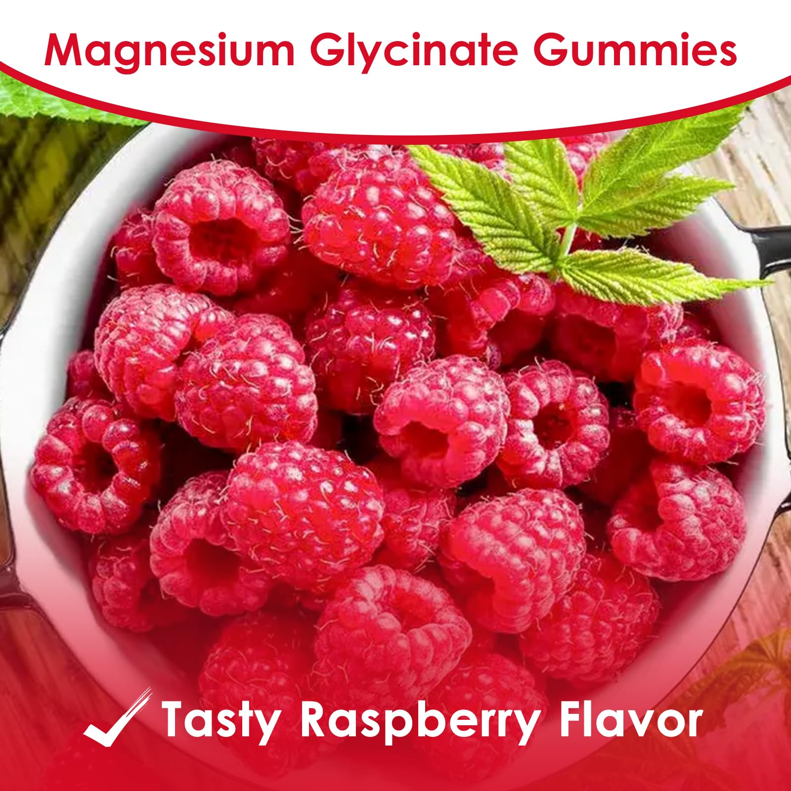 Magnesium Glycinate Gummies 500mg | Relaxation Calm Magnesium Gummies | Sugar-Free | Non-GMO | Gluten-Free | Vegan-Friendly for Adults & Kids (60 Raspberry Gummies) Friymbex buy australia supplements